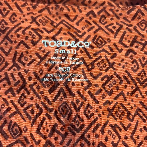 toad&co vibrant patterned maximalist burnt orange halloween vibes sundress - Picture 4 of 4